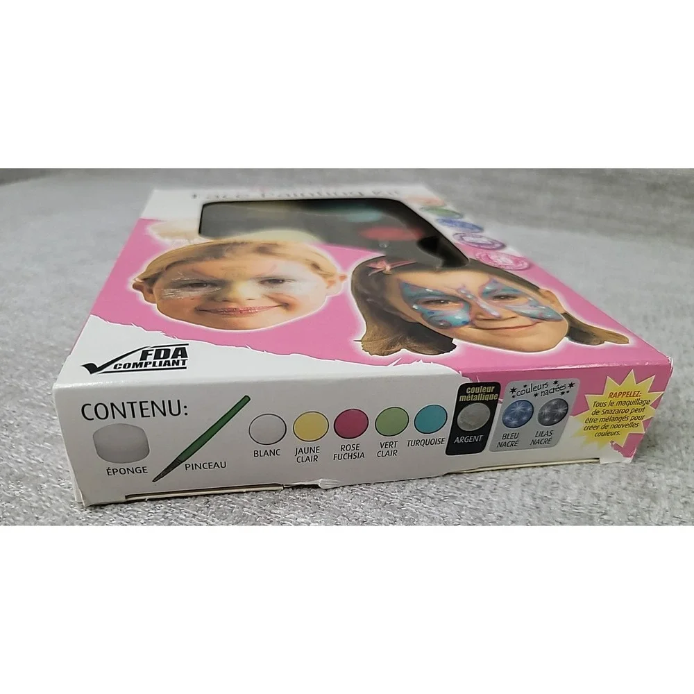 SNAZAROO Face Painting Kit - Multi‎ Colored with Instruction - Never Used